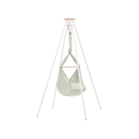 NONOMO Heavenly Dreams Federwiege mit Motor weiß & Gestell TIPI weiß - Olive