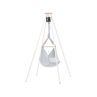 NONOMO Heavenly Dreams Federwiege mit Motor anthrazit & Gestell TIPI weiß - Stone