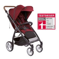Gesslein Buggy Smiloo Happy+ maroon | Gestell schwarz/tabak