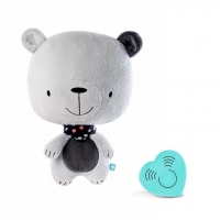 myHummy Teddybär-Kissen Premium - grau