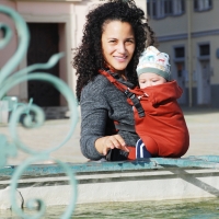 Didymos Babytrage DidyFix Rusty Red