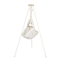 PAULI & CO Federwiegen Motor Pure-Set & Gestell Tripod SMART champagner - Natur Kreide