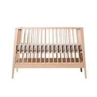 Leander Linea Babybett, 120x60 cm, Eiche