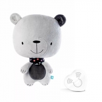 myHummy Teddybär-Kissen Basic - grau