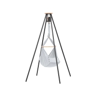 NONOMO Heavenly Dreams Federwiege mit Motor anthrazit & Gestell TIPI anthrazit - Stone