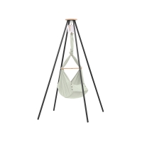 NONOMO Heavenly Dreams Federwiege mit Motor weiß & Gestell TIPI anthrazit - Olive