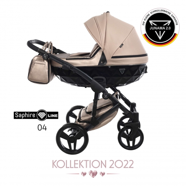JUNAMA Kombi Kinderwagen SAPHIRE 06 2.0 - bronze