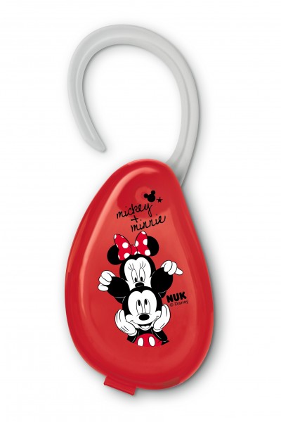 NUK Disney Mickey Schnullerbox, rot