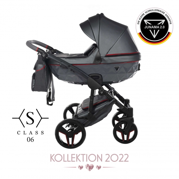 JUNAMA Kombi Kinderwagen DIAMOND S-CLASS 06 2.0 - anthrazit