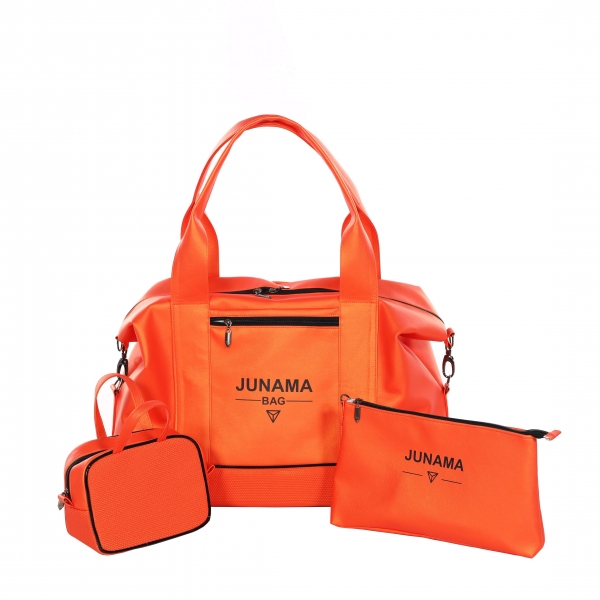 JUNAMA Wickeltasche MAMI BAG - 3 in 1 Set | S-Class 04 - blood orange