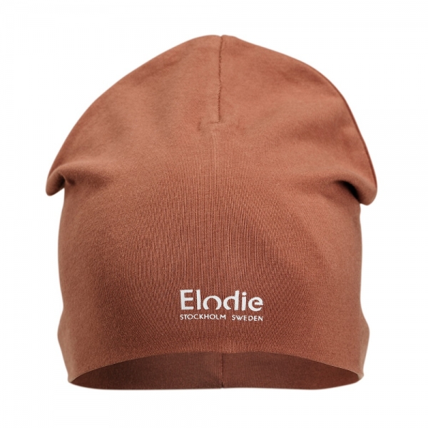 Elodie Logo Beanie Burned Clay, 48-50 cm, 1-2y