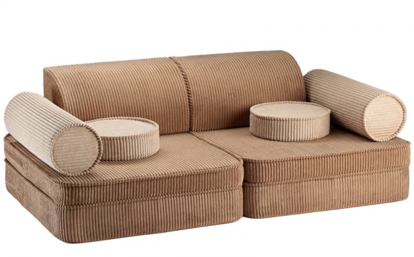 WIGIWAMA Spielsofa Settee Cord - Toffee