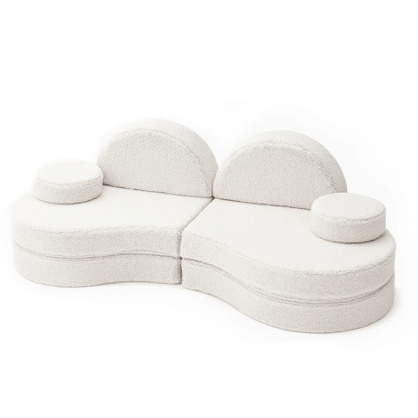 MeowBaby Spielsofa Coccolo Bearly - weiß