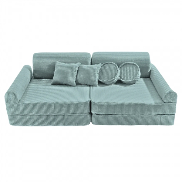 Design4Kids Spielsofa Jewel Cord - cozy mint
