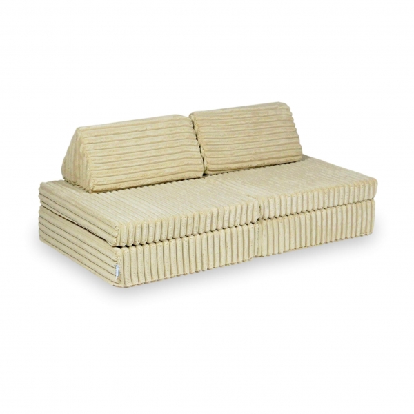MiMii Spielsofa Mini Classic Waffle-Cord - salty caramel