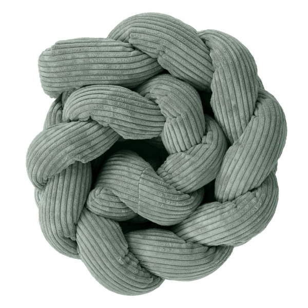 MeowBaby Geflochtene Bettschlange Cord, 3 m - Ästhetik olive