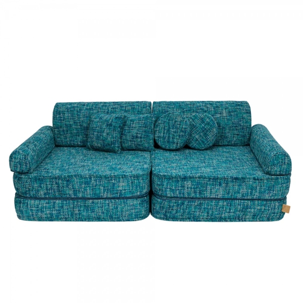 MeowBaby Spielsofa Tangle - Lagoon Blue