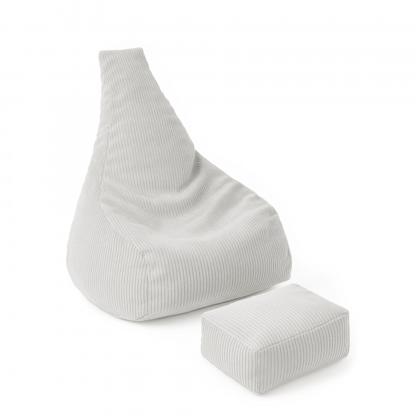 MeowBaby Sitzsack & Kinderhocker Ästhetik Tearo - ecru/beige