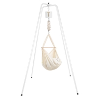 NONOMO Federwiegen Motor MOVE-Set Baby Classic & Gestell Basic weiß - natur