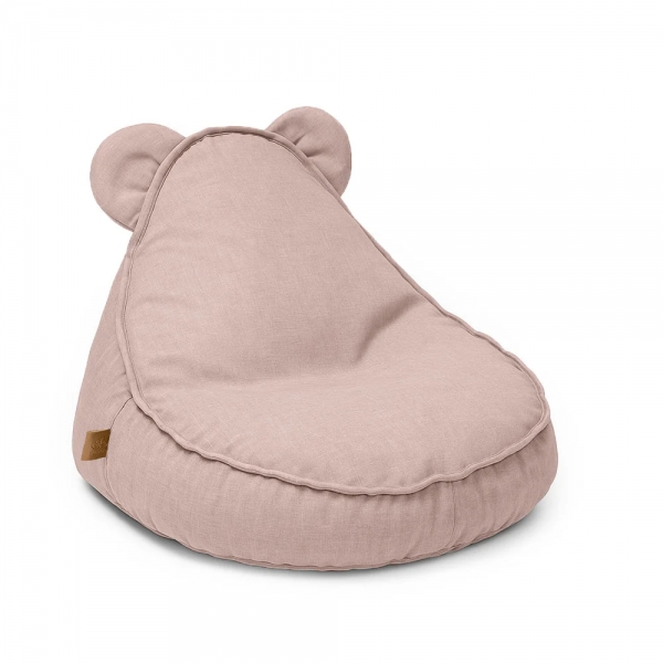 MeowBaby Outzy Kinder-Sitzsack Bär - Rosy Dune Pink