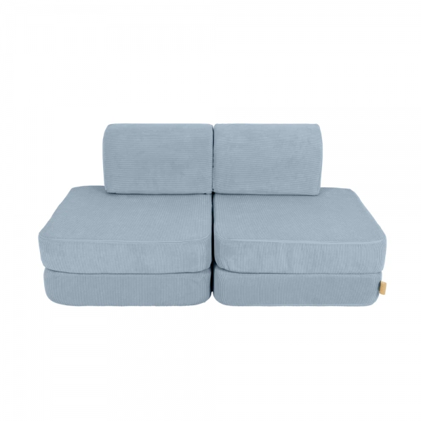 MeowBaby Spielsofa Mini Basic Cord Premium - türkis