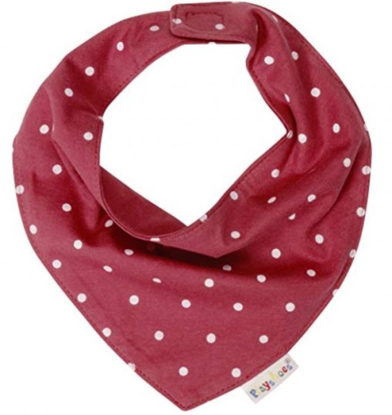 Playshoes Baby Halstuch brombeer-gepunktet 45x17