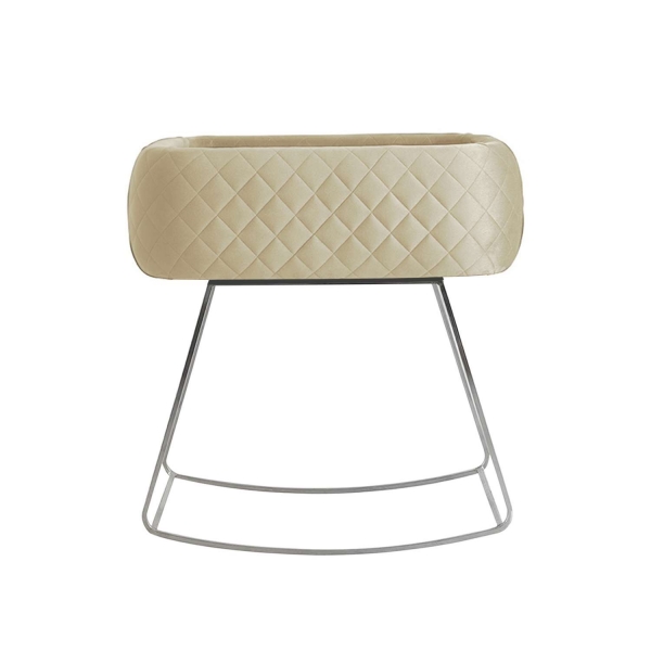 JABARI Babywiege Vignola - Beige/Silber