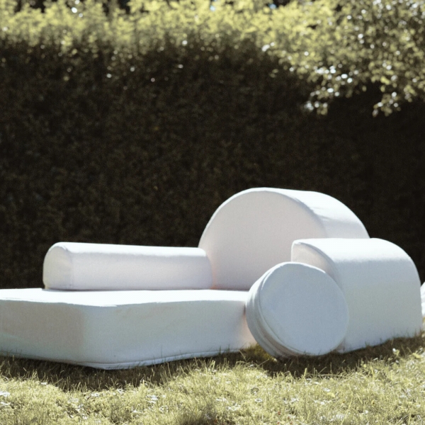 MeowBaby Outdoor Kinder-Spiel-Sessel Outzy - Oat Blush Beige