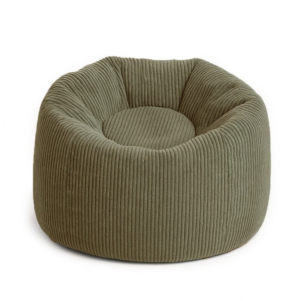 MeowBaby Sitzsack Ästhetik Floreo - khaki