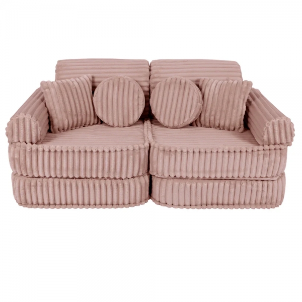 MeowBaby Spielsofa Mini Plus Churros - Ruby Chocolate Pink