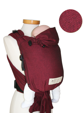Storchenwiege Babytrage BabyCarrier bordeaux