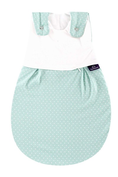 TRÄUMELAND Babyschlafsack Pünktchen Mint Gr. 56/62