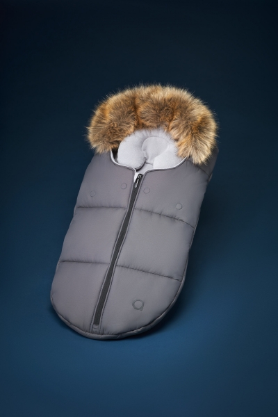 ANEX Baby Winterfußsack WOM 0+ | dark gray