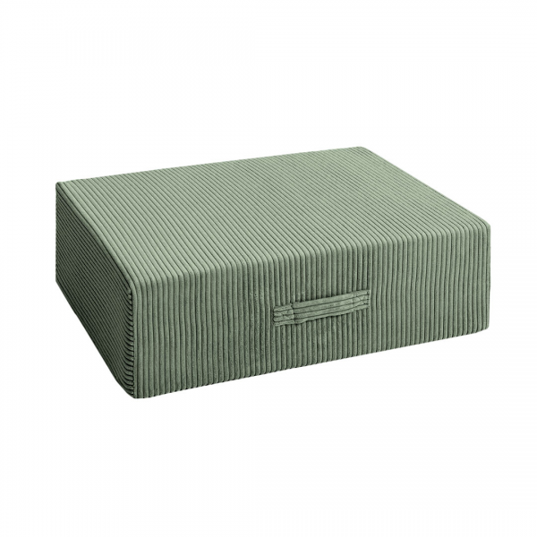 Design4Kids 71x71cm Hüpfpolster Cord Grande - classic olive