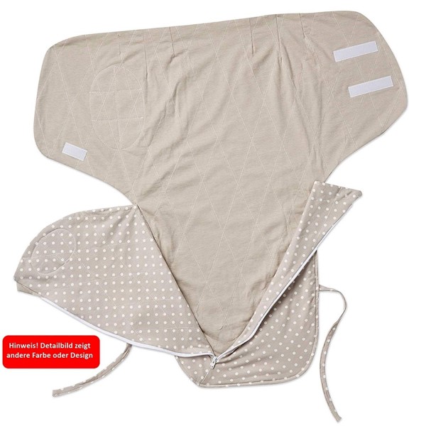 Gesslein Pucksack Swabou beige mit weißen Punkten