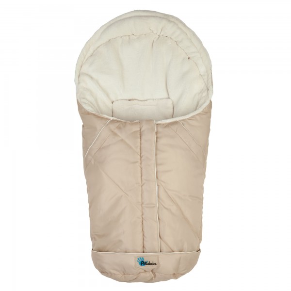 Altabebe Baby Winterfußsack Nordic für Babyschale beige-whitewash