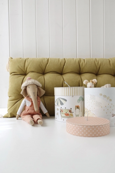 BabyWood Wippkissen L - olive | 115x50 cm