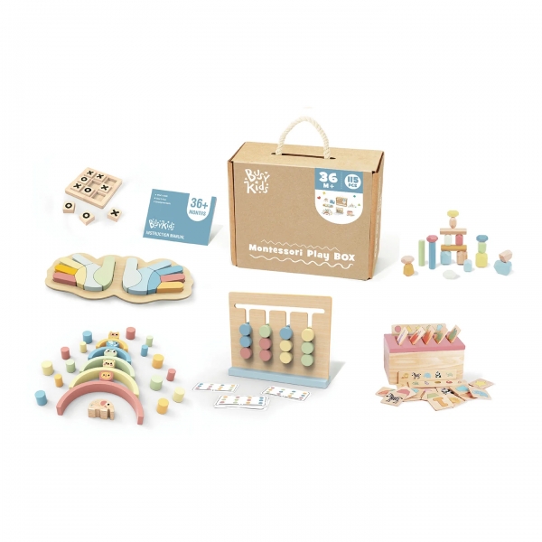 BusyKids Montessori-Set für Kleinkinder 36+ Monaten