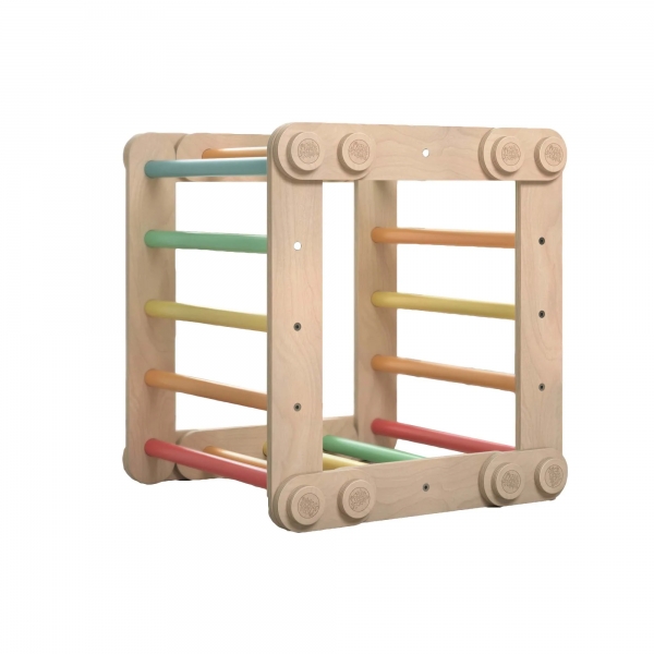 BusyKids Flexi-Klettergerüst für Kinder - Regenbogenfarben