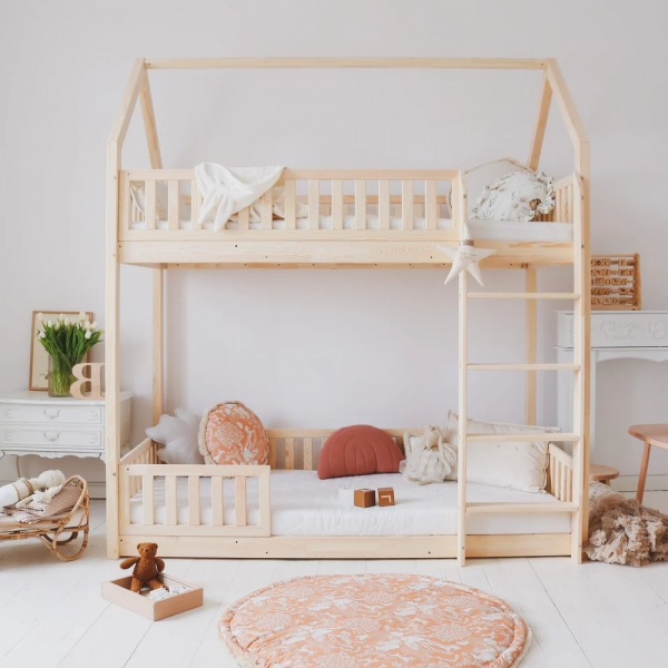 Design4kids Etagenbett Giulio Komfort II - 200x90 Naturholz