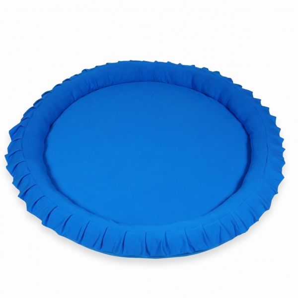 MiMii Baby Spielmatte/Spielnest Jersey royalblau - 120cm