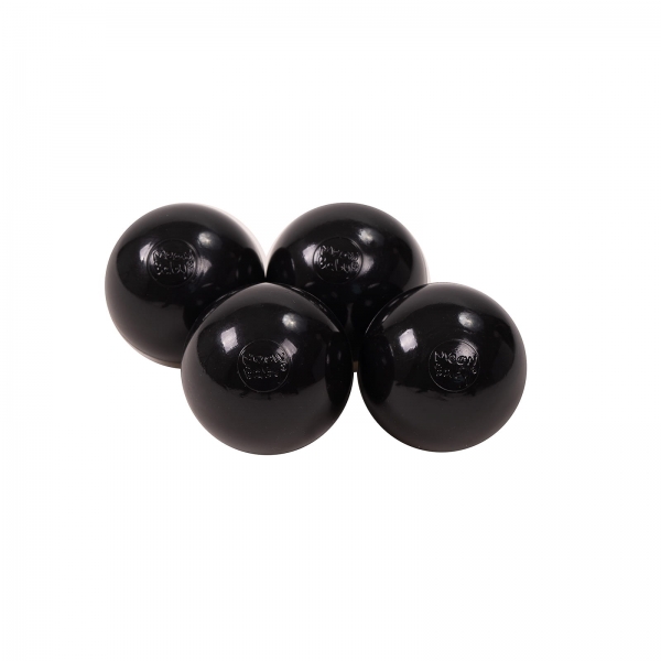 MeowBaby Ballset 50 Bälle 7 cm - schwarz