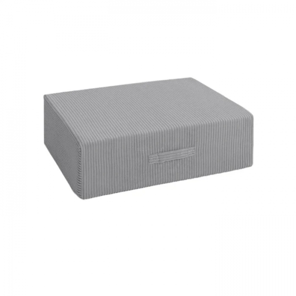 Design4Kids 71x71cm Hüpfpolster Cord Grande - cloudy grey
