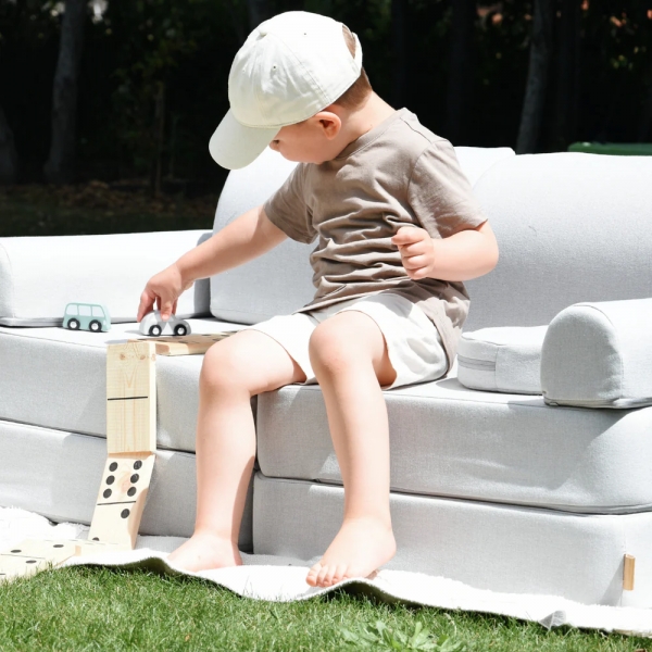 MeowBaby Outdoor Mini Spielsofa Outzy - Oat Blush Beige