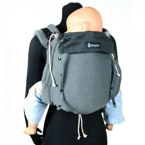 Didymos Babytrage DidySnap 4u Doubleface Anthrazit
