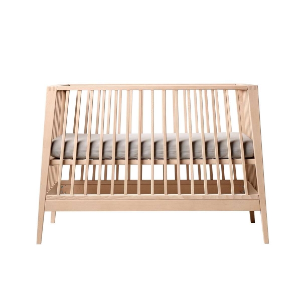 Leander Linea Babybett, 120x60 cm, Eiche