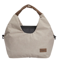 Gesslein Wickeltasche N°5 | Design 055 | beige meliert/tabak