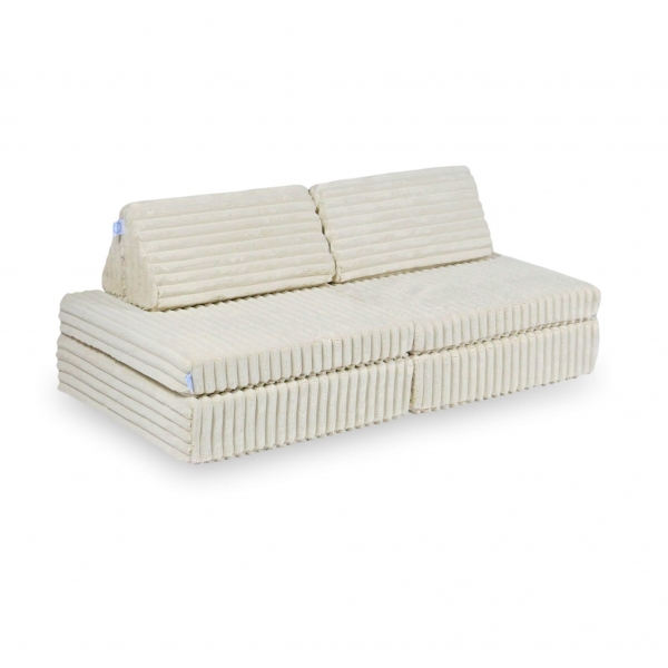 MiMii Spielsofa Mini Classic Waffle-Cord - ivory beige