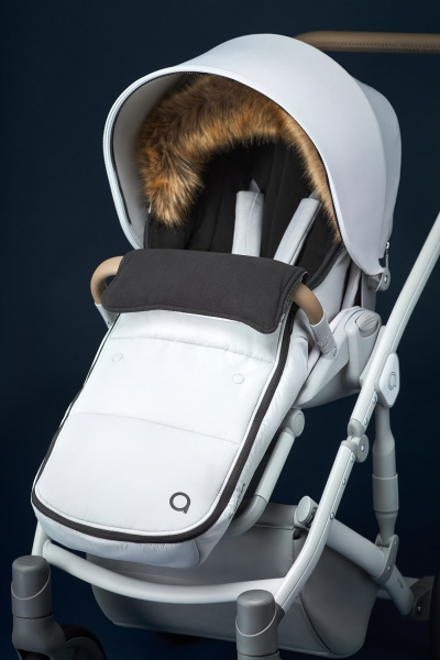 ANEX Baby Winterfußsack HUG 6+ | light gray