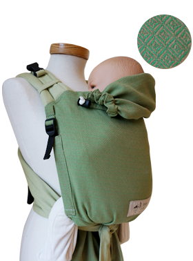 Storchenwiege Babytrage BabyCarrier grün